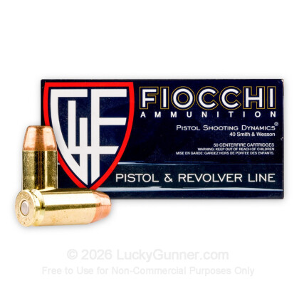 Image 2 of Fiocchi .40 S&W (Smith & Wesson) Ammo