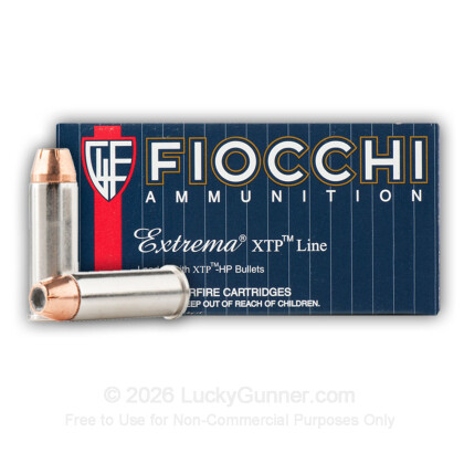 Large image of Cheap 44 Magnum Ammo For Sale - 240 gr XTP JHP Ammunition In Stock by Fiocchi - 50 Rounds