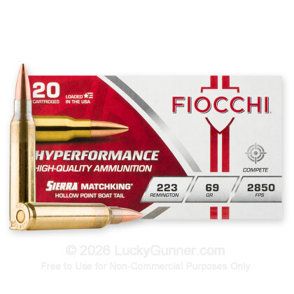 Image 2 of Fiocchi .223 Remington Ammo