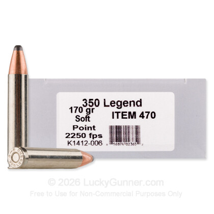 Image 1 of Underwood 350 Legend Ammo