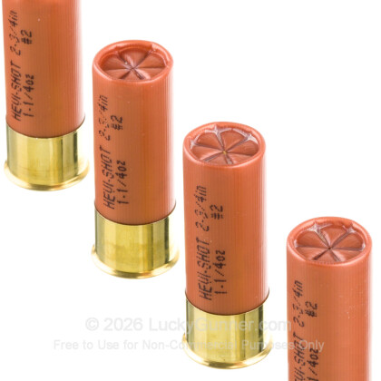 Large image of Premium 12 Gauge Ammo For Sale - 2-3/4" 1-1/4oz. #2 Shot Ammunition in Stock by Hevi-Shot Duck - 10 Rounds