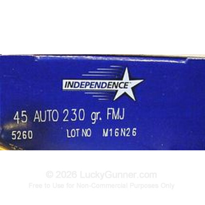 Image 5 of Independence 45 ACP (Auto) Ammo