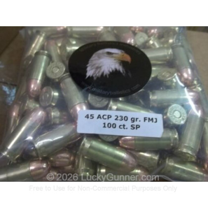Image 5 of Military Ballistics Industries .45 ACP (Auto) Ammo
