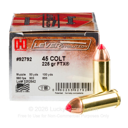 Image 2 of Hornady .45 Long Colt Ammo