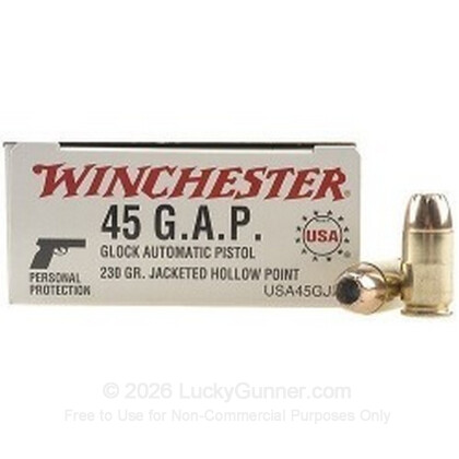 Image 1 of Winchester .45 GAP Ammo