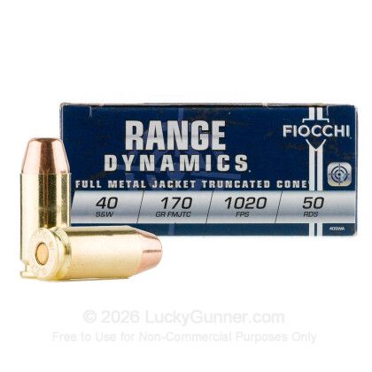 Image 2 of Fiocchi .40 S&W (Smith & Wesson) Ammo