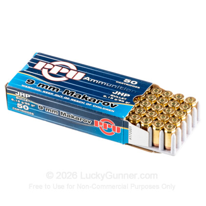 Large image of Cheap 9mm Makarov (9x18mm) Ammo For Sale - 95 gr JHP Prvi Partizan Ammunition For Sale - 50 Rounds