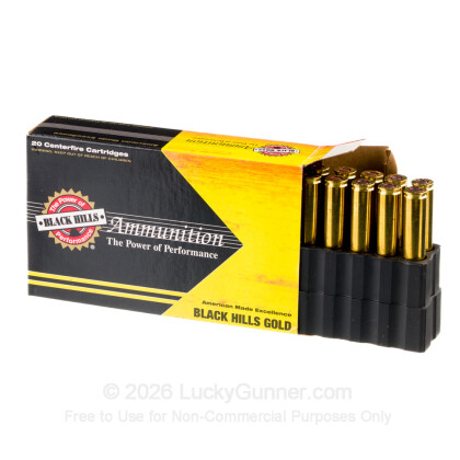 Large image of Premium 30-06 Ammo For Sale - 168 Grain HPBT Ammunition in Stock by Black Hills Gold Match - 20 Rounds