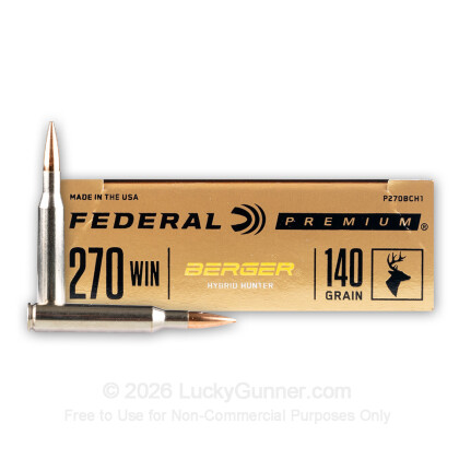 Image 1 of Federal Ammo from Federal Image 1 of Federal .270 Winchester Ammo