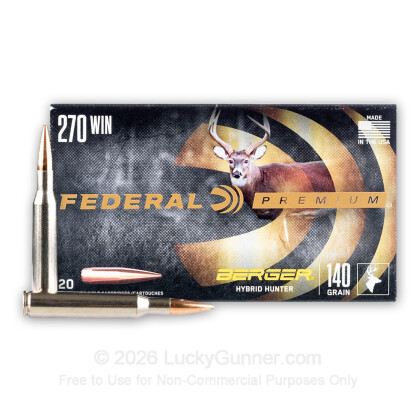 Image 2 of Federal Ammo from Federal Image 2 of Federal .270 Winchester Ammo