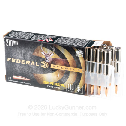 Image 3 of Federal Ammo from Federal Image 3 of Federal .270 Winchester Ammo