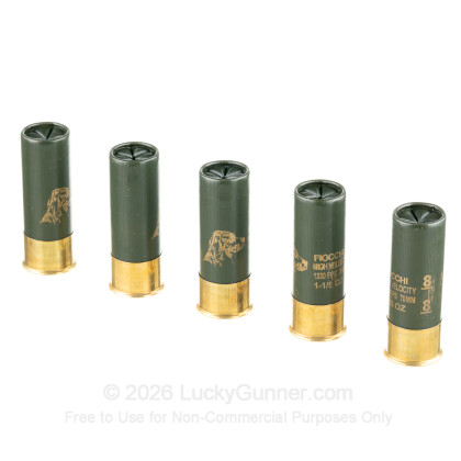 Large image of Bulk 12 Gauge #8 High Velocity Fiocchi Shells - Fiocchi #8 Lead Shot 1-5/8 oz Ammo For Sale - 250 Rounds