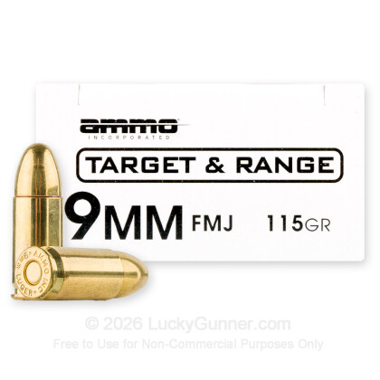Image 1 of Ammo Incorporated 9mm Luger (9x19) Ammo