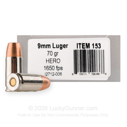 Image 1 of Underwood 9mm Luger (9x19) Ammo