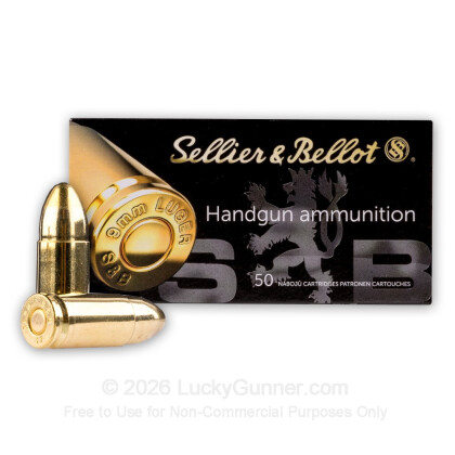 Image 2 of Sellier & Bellot 9mm Luger (9x19) Ammo