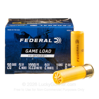 Image 2 of Federal Ammo from Federal Image 2 of Federal 20 Gauge Ammo