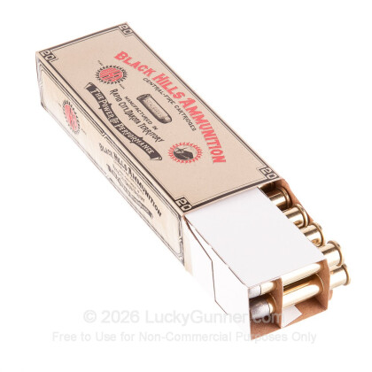 Large image of Premium 45-70 Ammo For Sale - 405 Grain LFP Ammunition in Stock by Black Hills Ammunition - 20 Rounds