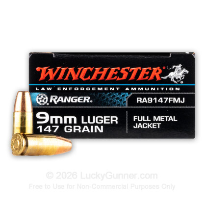 Image 2 of Winchester 9mm Luger (9x19) Ammo