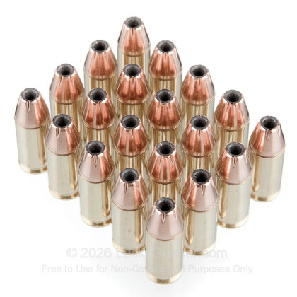 Large image of Premium 9mm Ammo For Sale - 124 Grain JHP +P Ammunition in Stock by Black Hills - 20 Rounds