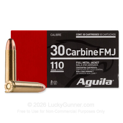 Image 2 of Aguila 30 Carbine Ammo