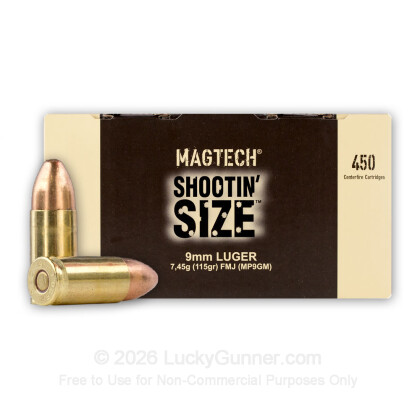 Image 2 of Magtech 9mm Luger (9x19) Ammo