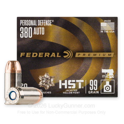 Image 2 of Federal .380 Auto (ACP) Ammo