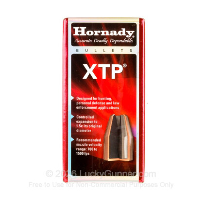 Large image of Bulk 9mm (.355") Bullets for Sale - 147 Grain XTP HP Bullets in Stock by Hornady - 100
