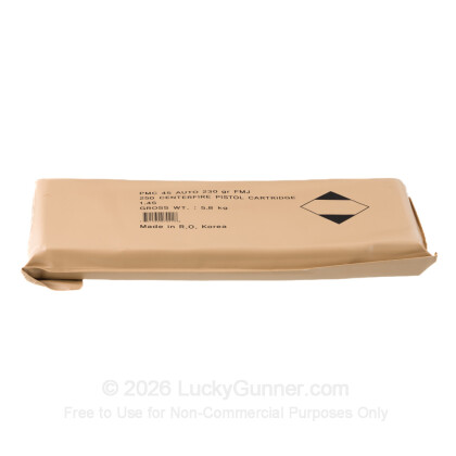 Large image of Bulk 45 ACP Ammo For Sale - 230 gr FMJ Ammunition by PMC BattlePack In Stock - 750 Rounds