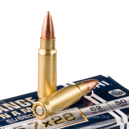 Large image of Cheap 5.7x28mm Subsonic Ammo For Sale - 62 Grain FMJ Ammo in Stock by Fiocchi - 50 Rounds
