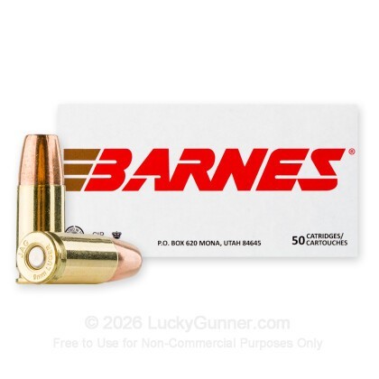 Image 2 of Barnes 9mm Luger (9x19) Ammo
