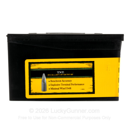 Large image of Bulk 257 Weatherby (.257) Bullets for Sale - 87 Grain HP TNT - Bullets in Stock by Speer - 750