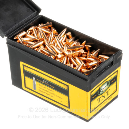 Large image of Bulk 257 Weatherby (.257) Bullets for Sale - 87 Grain HP TNT - Bullets in Stock by Speer - 750