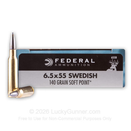 Image 1 of Federal 6.5x55 Swedish Ammo