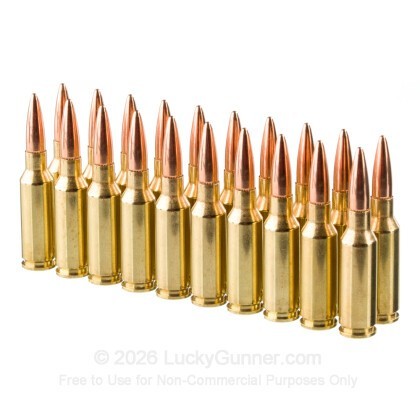 Large image of Hornady Frontier 6mm ARC Ammo For Sale - 105 Grain FMJ - 20 Rounds