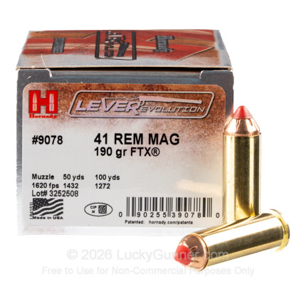 Image 2 of Hornady .41 Rem Magnum Ammo