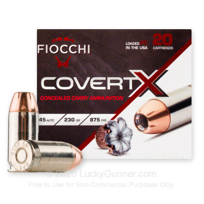 Image 2 of Fiocchi .45 ACP (Auto) Ammo