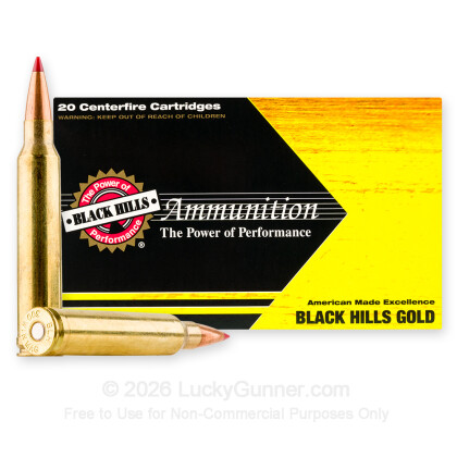 Large image of Premium 300 Winchester Magnum Ammo For Sale - 200 Grain ELD-X Ammunition in Stock by Black Hills Gold - 20 Rounds