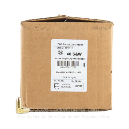 Image 1 of GECO .40 S&W (Smith & Wesson) Ammo