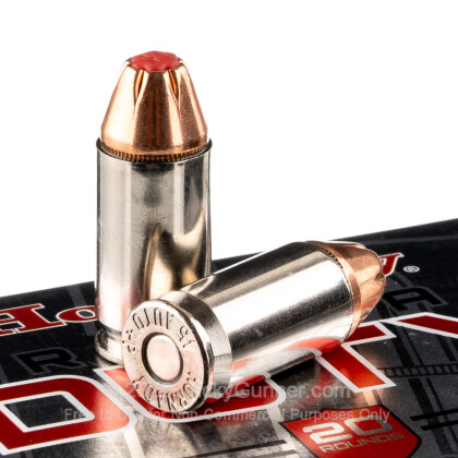 Large image of BULK 45 ACP Defense Ammo For Sale - 220 gr +P JHP FTX Flex-Tip Hornady Critical Duty Ammunition In Stock - 200 Rounds