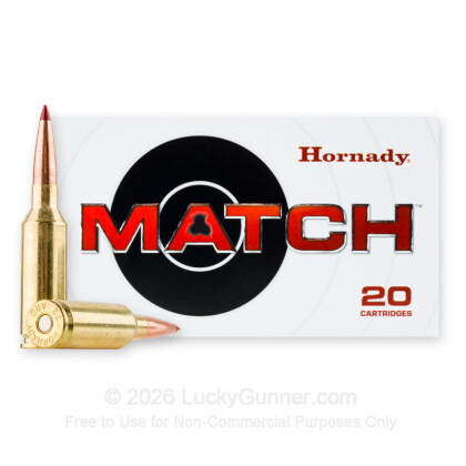 Large image of Hornady 22 ARC Ammo For Sale - 88gr ELD Match - 20 Rounds
