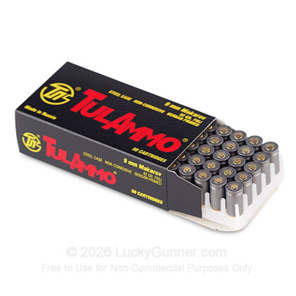 Large image of Bulk 9x18mm Mak Ammo For Sale - 92 Grain FMJ Ammunition in Stock by Tula - 1000 Rounds