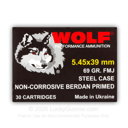 Image 2 of Wolf 5.45x39 Russian Ammo