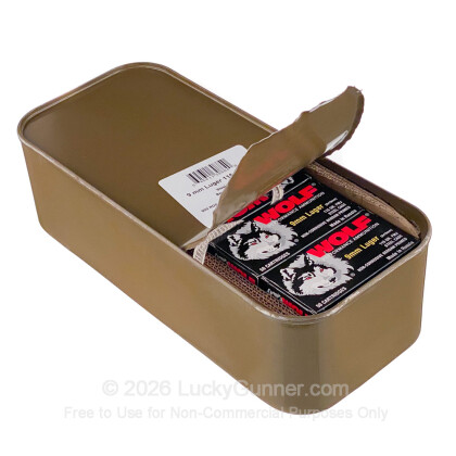 Image 2 of Wolf 9mm Luger (9x19) Ammo