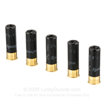 Large image of Cheap 16 Gauge Ammo For Sale - 2-3/4" 1oz. #7.5 Shot Ammunition in Stock by Remington Game Loads - 250 Rounds
