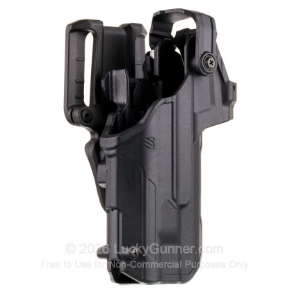 Large image of Holster - Outside the Waistband - Blackhawk - T-Series L3D Light-Bearing Duty Holster - Right Hand