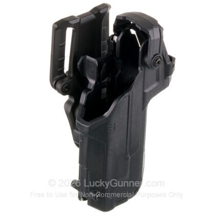 Large image of Holster - Outside the Waistband - Blackhawk - T-Series L3D Light-Bearing Duty Holster - Right Hand