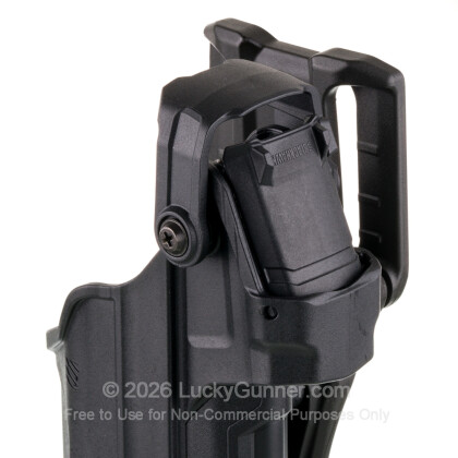 Large image of Holster - Outside the Waistband - Blackhawk - T-Series L3D Light-Bearing Duty Holster - Right Hand