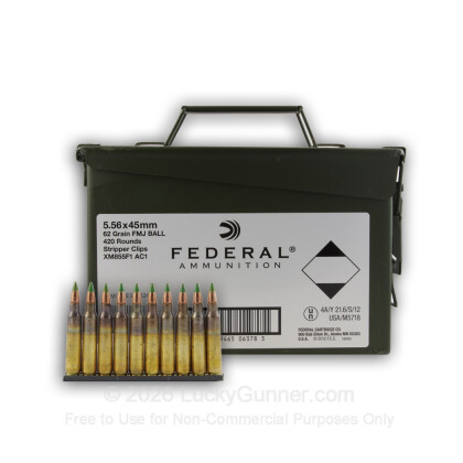 Image 1 of Federal Ammo from Federal Image 1 of Federal 5.56x45mm Ammo