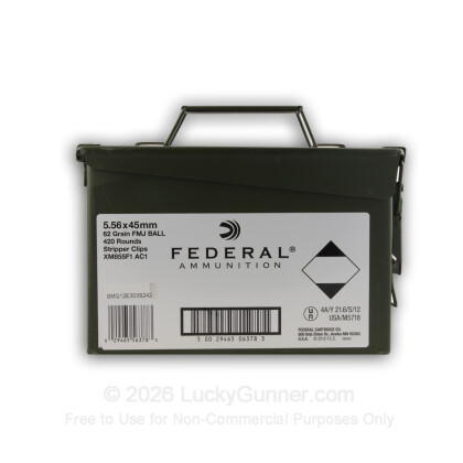 Image 2 of Federal Ammo from Federal Image 2 of Federal 5.56x45mm Ammo