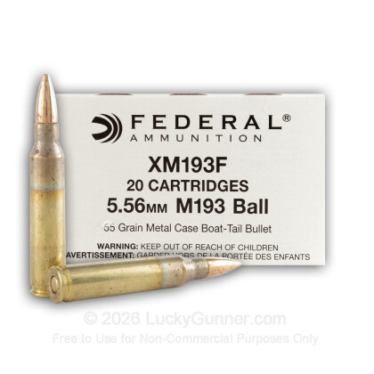 Image 1 of Federal 5.56x45mm Ammo
